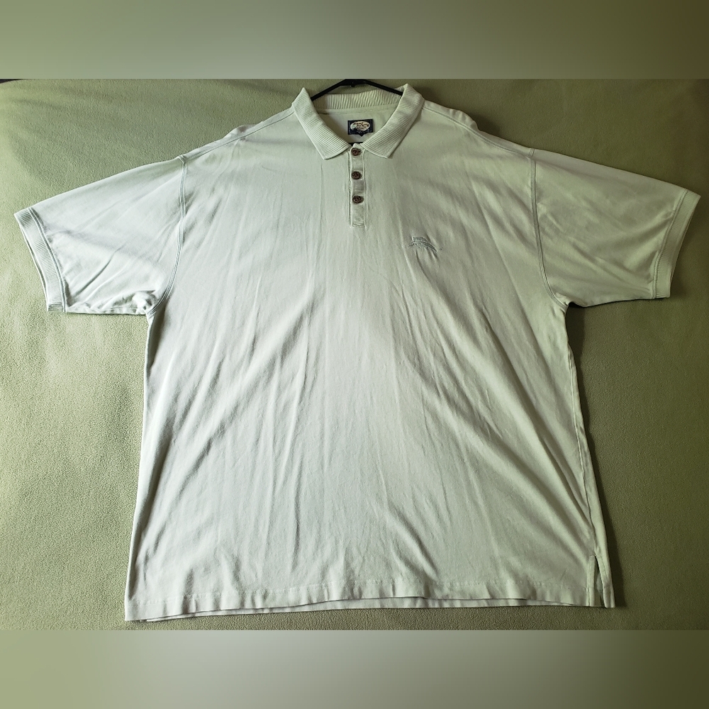 Tommy Bahama Mint Green 100% Cotton Polo Shirt